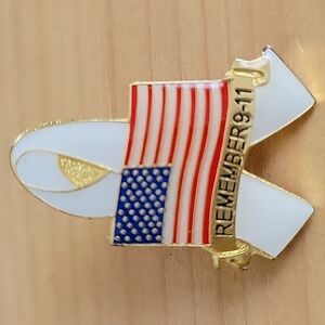 Remember 9-11 Memorial Ribbon Pin